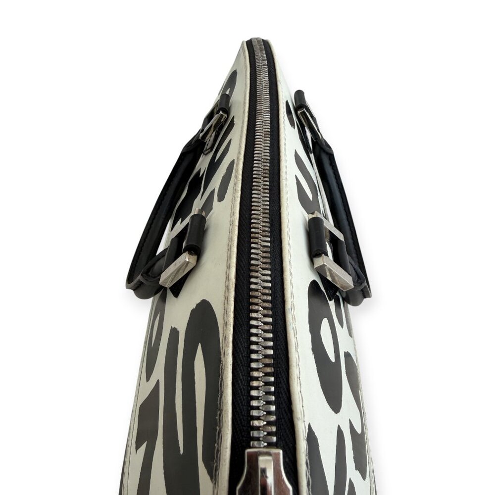 LOUIS VUITTON Graffiti Alma Horizontal Bag - Stephen Sprouse Limited Edition - Picture 12 of 14